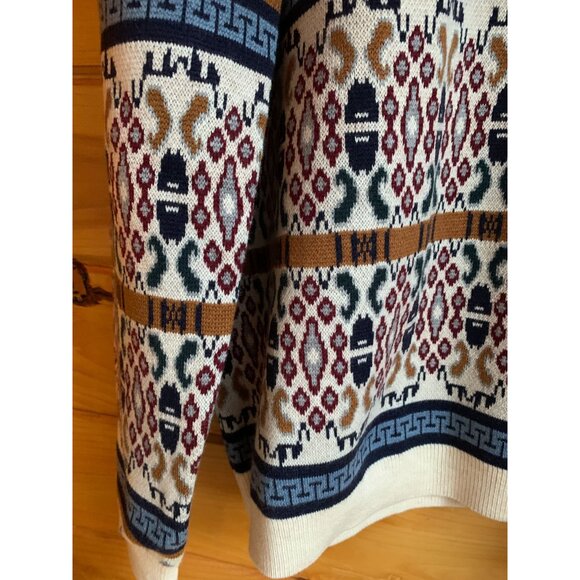 Paisley & Gray Colorful Unique Fit Multicolor Knit Patterned Sweater XXL - Picture 8 of 12